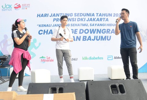 Le Minerale mendukung kampanye yang diadakan Dinas Kesehatan Provinsi DKI Jakarta sebagai bagian dari rangkaian program Gerakan Kenali Jantung, Sayangi Hidupmu. Foto: Le Minerale