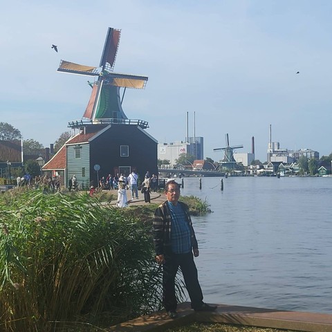 Berfoto di Volendam. Foto: OK Saidin