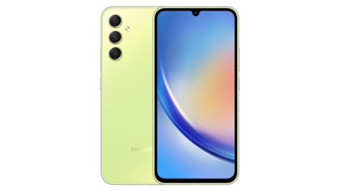 Samsung Galaxy A34 varian warna Awesome Lime. Foto: Samsung