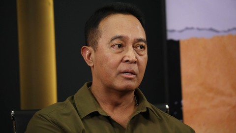 Wakil Ketua TPN Ganjar Pranowo, Andika Perkasa, pada program Info A1 kumparan. Foto: Aditia Noviansyah/kumparan