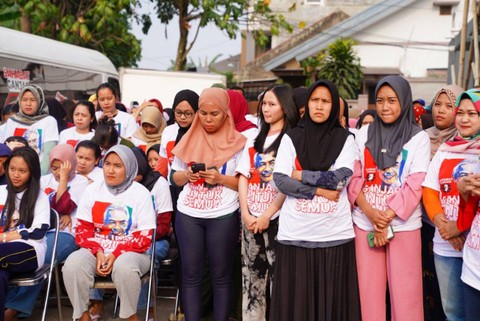 Relawan Sahabat Ganjar menggelar acara seminar edukatif di Kecamatan Cilacap Utara, Kabupaten Cilacap. Foto: Dok. Istimewa