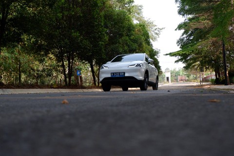 Mobil listrik Neta V. Foto: Aditya Pratama Niagara/kumparan
