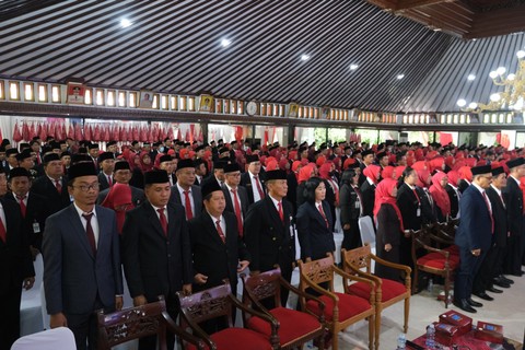422 pejabat yang dilantik di lingkungan Pemkab Klaten. Foto: Dok. Istimewa