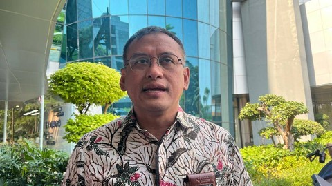 Direktur Utama PT Pupuk Indonesia (Persero), Rahmad Pribadi, menjawab pertanyaan wartawan di kantor Kementerian BUMN Rabu (27/9/2023). Foto: Fariza Rizky Ananda/kumparan