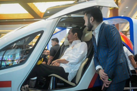 Presiden Joko Widodo saat menghadiri Hub Space x KAI Expo 2023 Foto: Dok. Setwapres