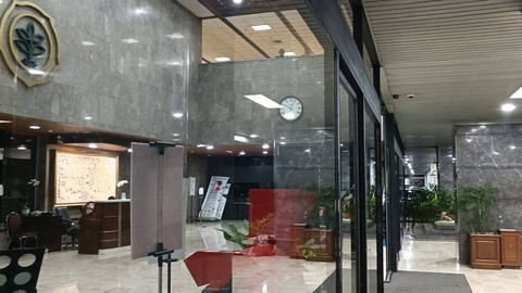 Kondisi Kantor Kementerian Pertanian, Ragunan, Jakarta Selatan, Jumat (29/9) malam.  Foto: Zamachsyari/kumparan