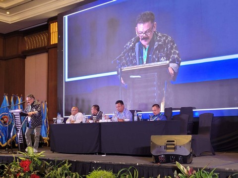 Sidang kongres XXV PWI di Bandung. Foto: Ilham Bintang