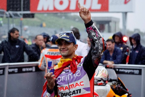 Jorge Martin dari Prima Pramac Racing. Foto: Issei Kato/Reuters