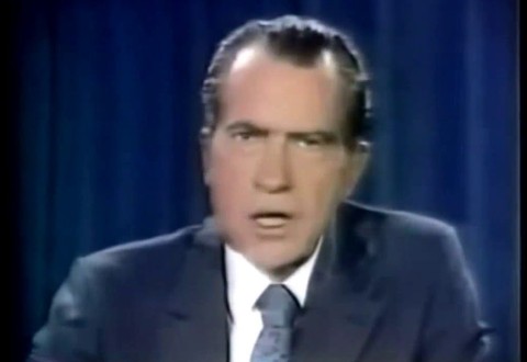 Pernyataan resmi Presiden Richard Nixon mengakhiri Bretton Woods System. Foto: Tangkapan Layar Youtube.