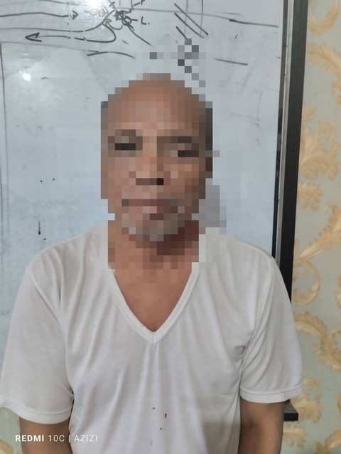Pelaku yang diamankan. | Foto: Dok Polres Lampung Timur