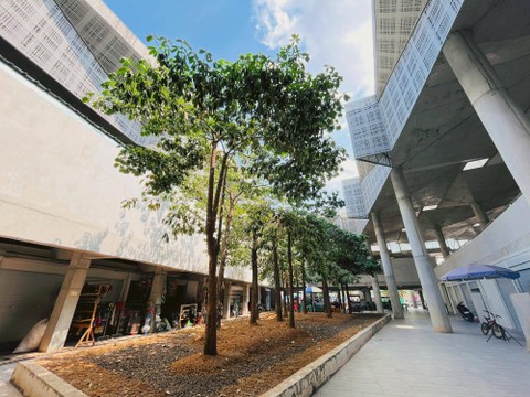 Pasar Pulung / Pasar Modern di Tubaba, Lampung, Kamis (5/10/2023) | Foto: Roza Hariqo/Lampung Geh