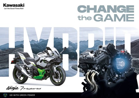Kawasaki Ninja 7 Hybrid diperkenalkan untuk pasar Eropa. Foto: dok. Kawasaki