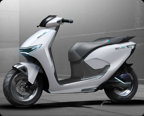 Honda SC e: Concept. Foto: Honda
