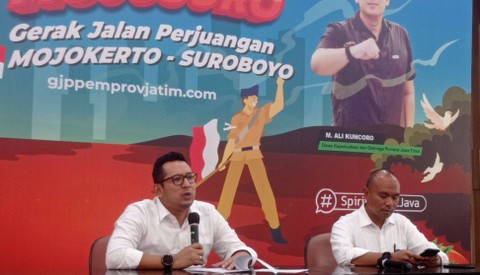 Vakum 3 Tahun, Gerak Jalan Perjuangan Mojokerto-Surabaya Kembali Digelar