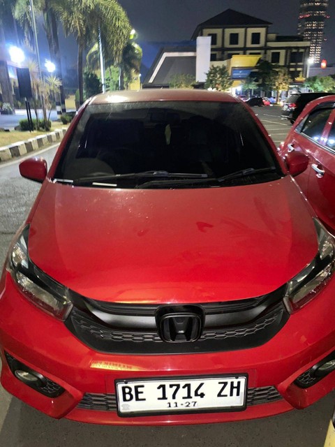 Mobil brio yang hilang di parkiral Mall Boemi Kedaton berhasil ditemukan. | Foto: Dok istimewa