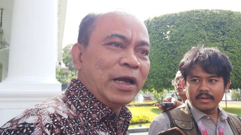 Menkominfo Budi Arie di Kompleks Istana Kepresidenan. Foto: Nadia Riso/kumparan