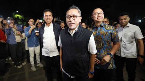 Ketum PAN Zulkifli Hasan di Kertanegara, Jakarta Selatan, Jumat (13/10/2023). Foto: Aditia Noviansyah/kumparan