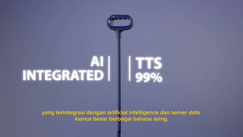 Gagasan futuristik SeeLife Smart Stick karya mahasiswa UNY. Foto:  Youtube/PKM-VGK SeeLife