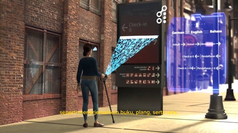 Gagasan futuristik SeeLife Smart Stick karya mahasiswa UNY. Foto:  Youtube/PKM-VGK SeeLife