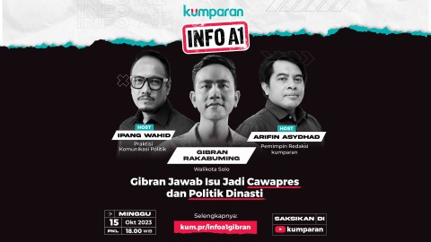Program Info A1 bersama Gibran Rakabuming Raka Foto: kumparan