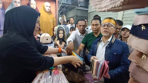 Mendag Zulhas di New Makassar Mall.