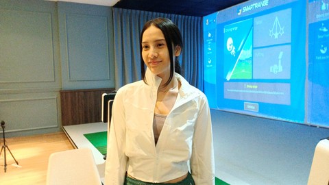Anya Geraldine saat ditemui di Kawasan SCBD, Jakarta. Foto: Aprilandika Pratama/kumparan