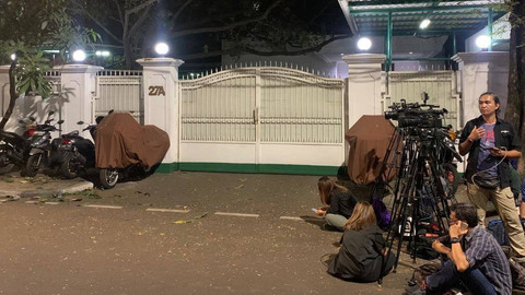 Suasana di rumah Ketum PDIP Megawati Soekarnoputri di Teuku Umar, Jakarta Pusat. Foto: Paulina Herasmaranindar/kumparan