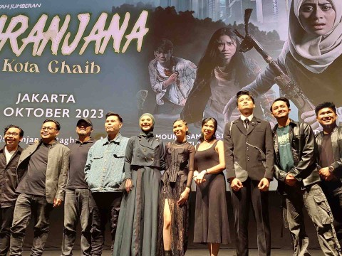 Konferensi Pers Film Saranjana: Kota Ghaib. Foto: Dok. Istimewa