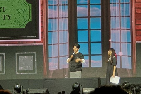 Fan meeting Ok Taecyeon 2PM di Kasablanka Hall, Jakarta Selatan, Sabtu (21/10/2023). Foto: DN. Mustika Sari/kumparan