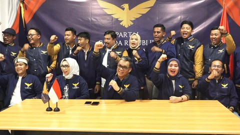 Partai Garda Republik Indonesia (Garuda) mendukung Walkot Solo Gibran Rakabuming Raka jadi Cawapres Prabowo, Sabtu (21/10/2023). Foto: Dok. Istimewa