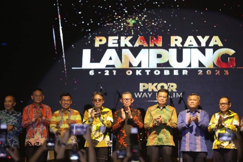 Pekan Raya Lampung 2023 resmi ditutup. | Foto : Dok. Pemprov Lampung