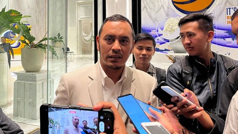 Ketua DPP NasDem Willy Aditya di NasDem Tower, Jakarta Pusat. Foto: Haya Syahira/kumparan