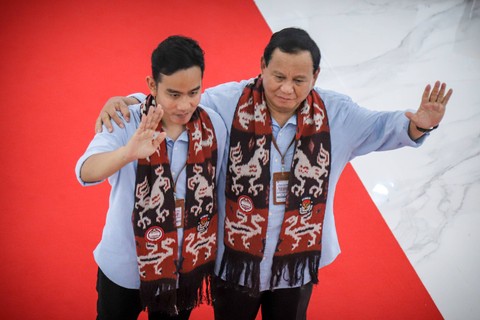 Gibran dan Prabowo, Rabu (25/10/2023). Foto: Jamal Ramadhan/kumparan