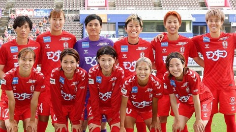 INAC Kobe, tim sepak bola wanita Jepang.  Foto: Instagram/@inac_kobe_official