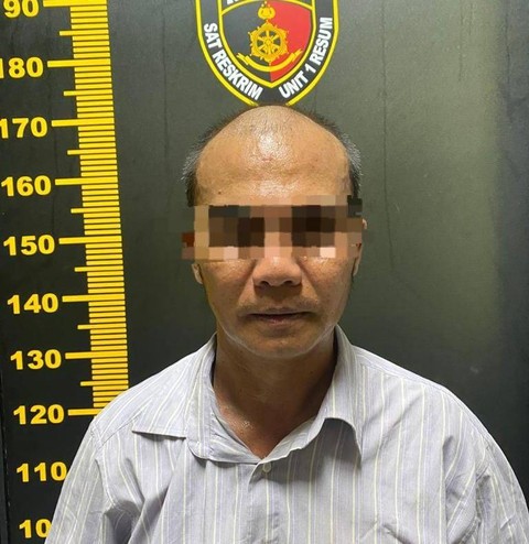 Oknum PNS yang diamankan. | Foto: Dok Polres Pesawaran