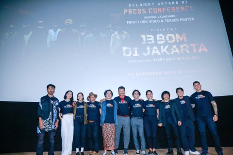 Konferensi Pers Film 13 Bom di Jakarta, XXI Plaza Senayan, Kamis (26/10). Foto: Giovanni/kumparan