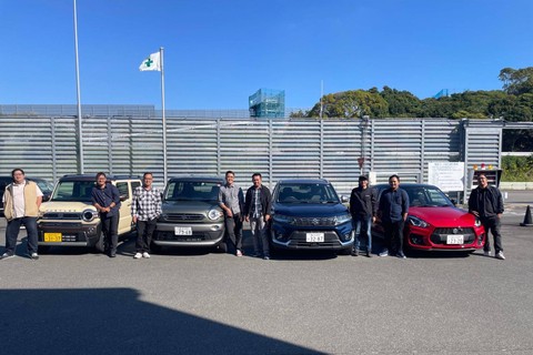 Menjajal mobil Hybrid Suzuki di Sagara Test Track, Hamamatsu, Jepang. Foto: Dok. Suzuki Motor Corporation