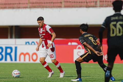  Persis Solo melawan Bhayangkara FC di Liga 1. Foto: Instagram/@persisofficial