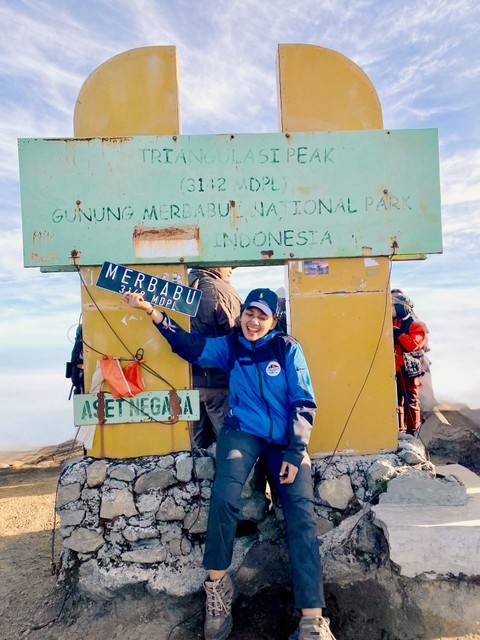 Puncak Triangulasi, Gunung Merbabu. [dok.pribadi/deborafelencianatalia]