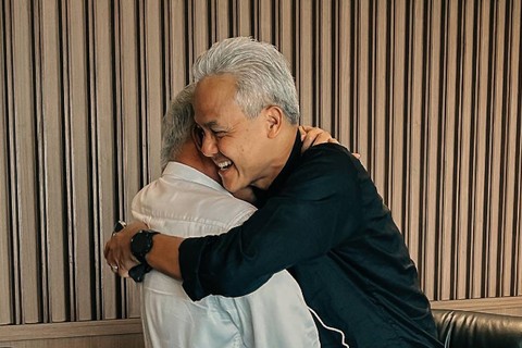 Ganjar Pranowo dan Menteri PUPR Basuki Basuki Hadimuljono.   Foto: Instagram/@ganjar_pranowo
