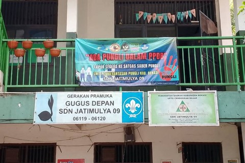 SDN 09 Jatimulya Kabupaten Bekasi, sekolah Fatir Arya Adinata yang dirundung temannya hingga kaki diamputasi. Foto: kumparan