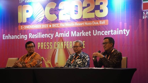 Dalam pagelaran Indonesian Palm Oil Conference (IPOC) 2023 di Hotel Westin Bali, Kamis (2/11). dok. GAPKI