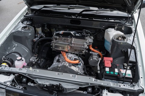 kumparan mendapat kesempatan ekslusif melihat langsung detail BEV Toyota AE86.  Foto: Dok. Istimewa