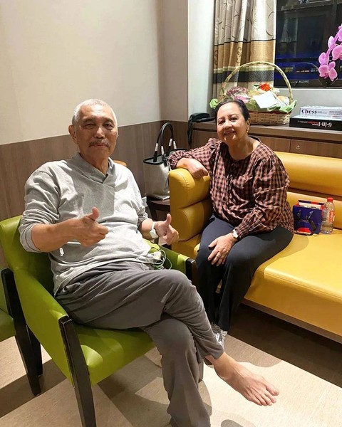 Kondisi terkini Menko Luhut Binsar Pandjaitan setelah hampir sebulan dirawat di Singapura. Foto: Instagram/@luhut.pandjaitan