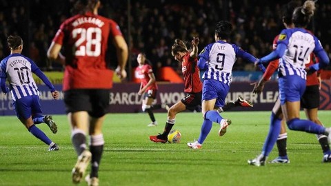 Pertandingan antara Manchester United vs Brighton. Foto: Manchester United