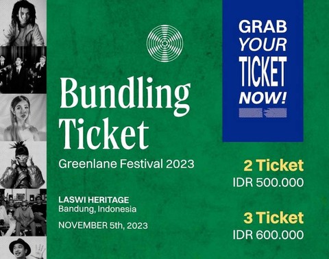 Tangkapan layar Instagram Greenlane Festival.