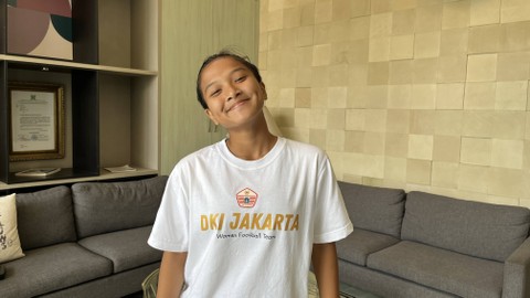 Sheva Imut, pemain pra-PON DKI Jakarta.  Foto: Antika Fahira/kumparan
