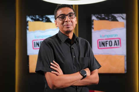 Pakar Hukum UGM, Zainal Arifin Mochtar, di Info A1 kumparan. Foto: Iqbal Firdaus/kumparan