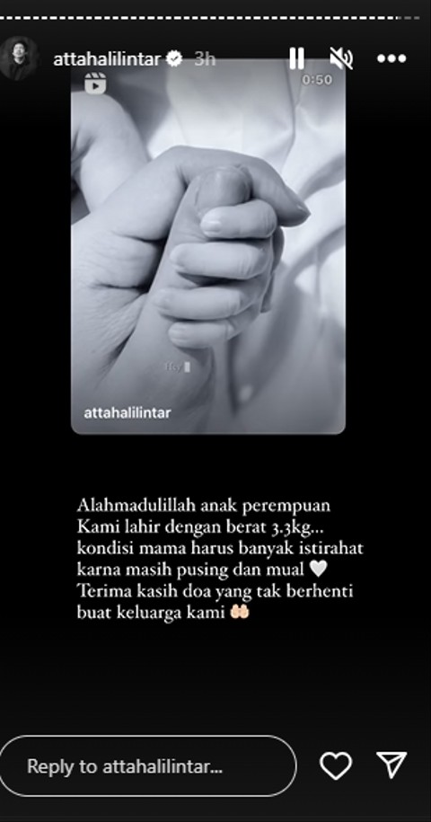 IG Story Atta Halilintar