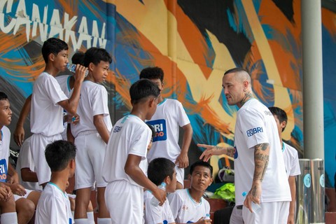Coaching Clinic Garuda Muda Didukung BRI. Foto: Dok. BRI